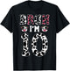 Bruh I'm 10 Year Old Birthday Cow Bruh It's My 10th Birthday T-Shirt - T-Shirt | Black