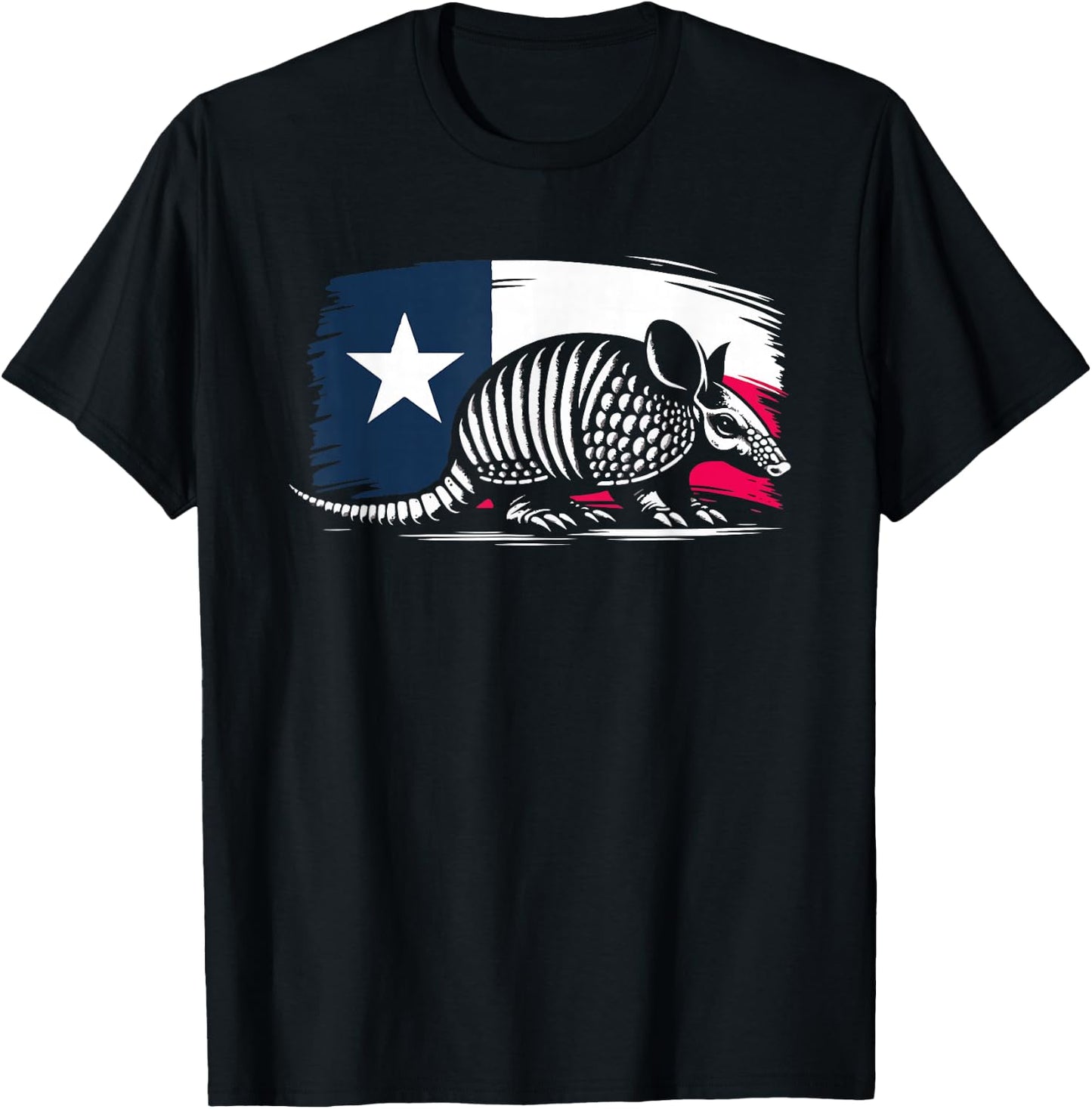 Texas Armadillo Western Country Armadillos T-Shirt - T-Shirt | Black
