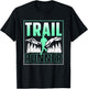 Trail Runner Run Trails Running T-Shirt - T-Shirt | Black