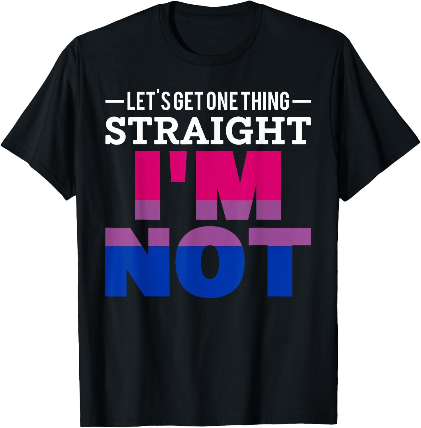 Queer Bisexuality Genderfluid Funny Gift Bisexual T-Shirt - T-Shirt | Black