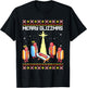 Merry Glizzmas Tacky Funny Merry Christmas Hotdogs T-Shirt - T-Shirt | Black