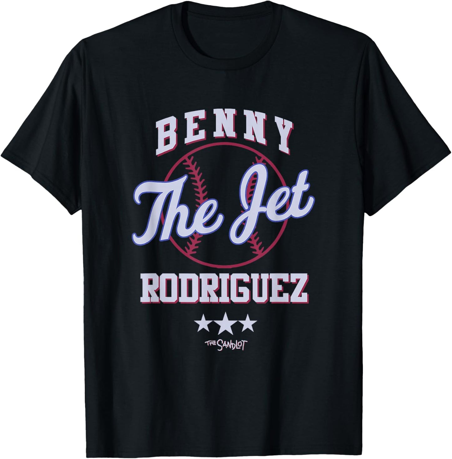 The Sandlot Benny Jet Rodriguez Baseball T-Shirt - T-Shirt | Black