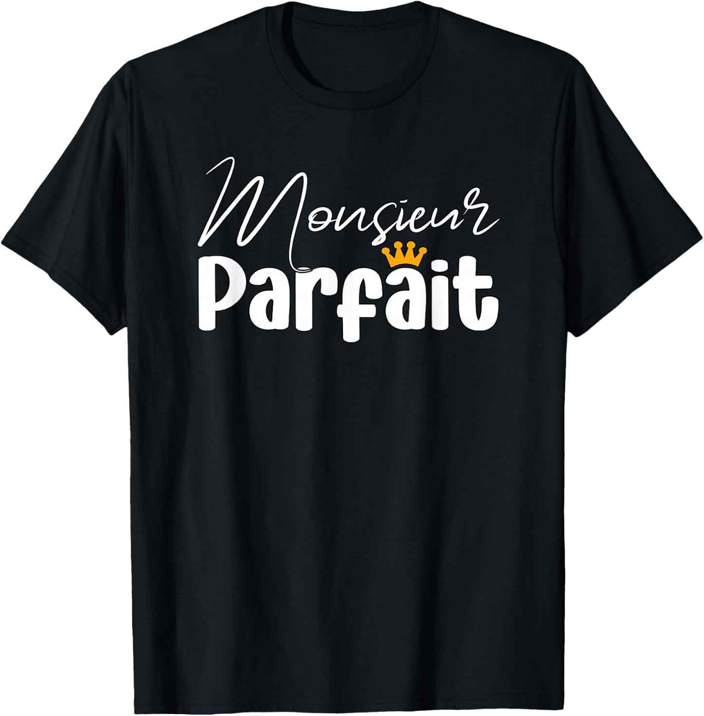 Mr Perfect Man Perfect Couple Funny , Black, S T-Shirt - T-Shirt | Black