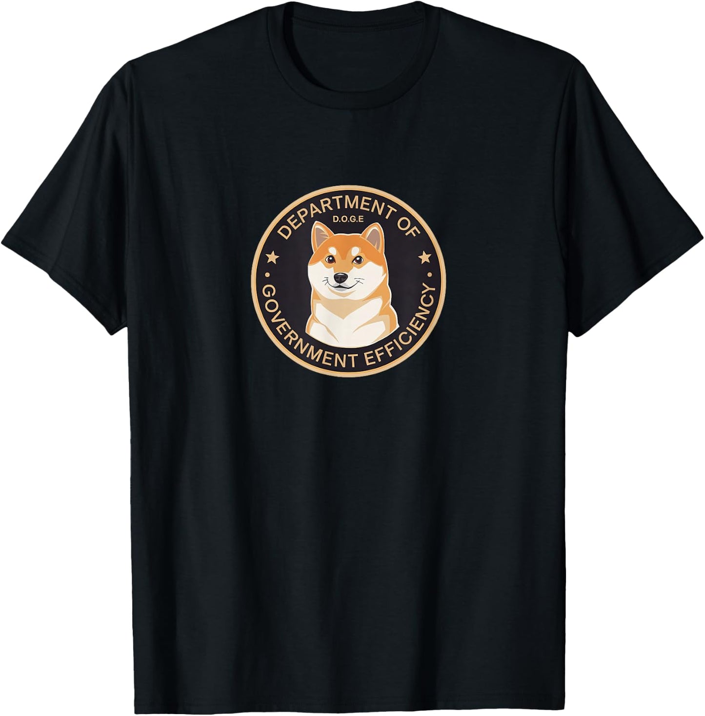 Dog Lover SHIBA Inu Puppy Mom & Dog Dad Kids Teens DOGE Department Of Government Efficiency Shiba Inu Dog Coin T-Shirt - T-Shirt | Black