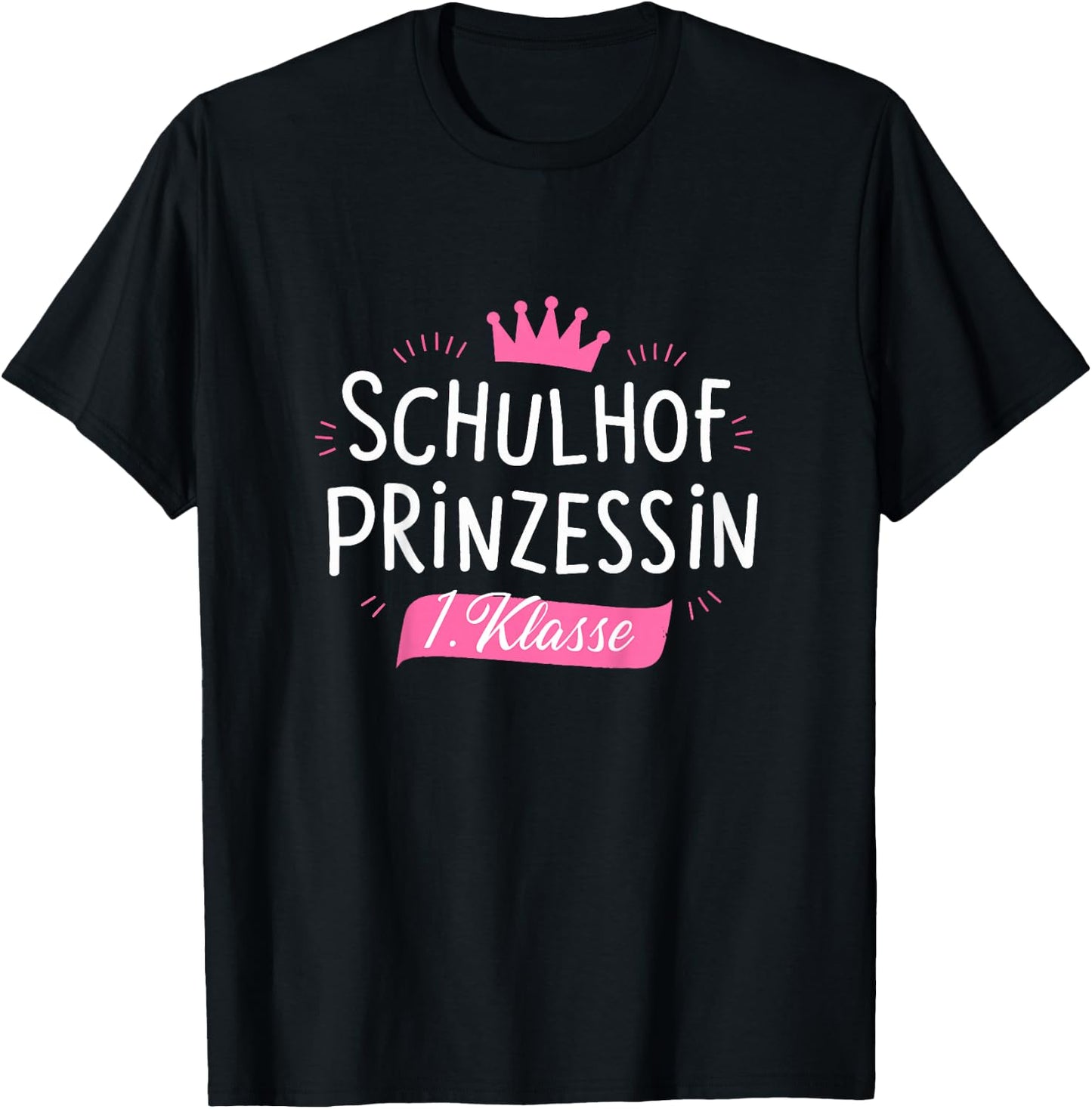 Kinder Kita Abgängerin Schulhof Prinzessin 1. Klasse Abschluss T-Shirt - T-Shirt | Black
