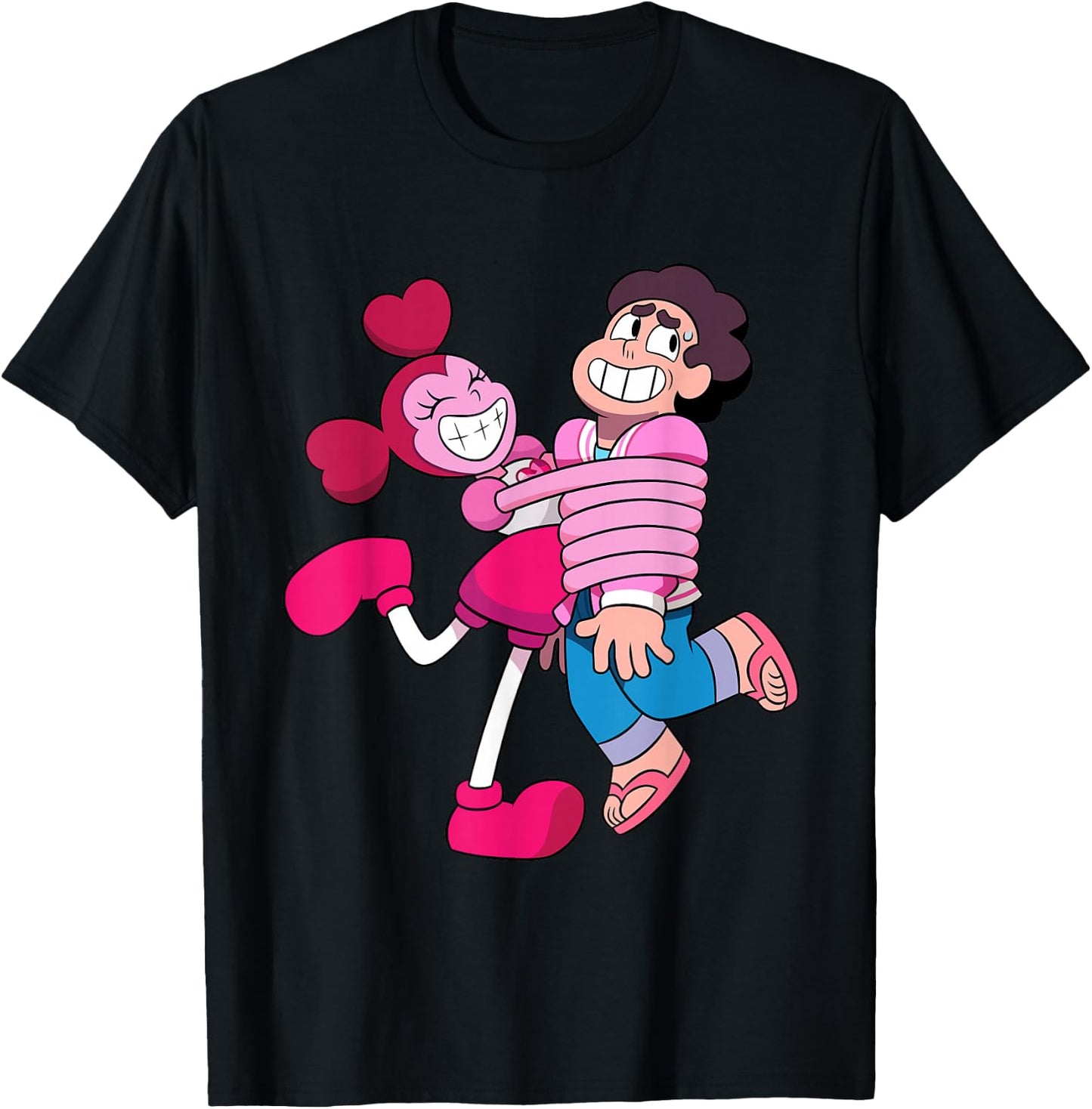 Steven Universe Spinel Loves Steven T-Shirt - T-Shirt | Black