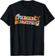 Groovy Emergency Nurse ED Nurse ER Emergency Department T-Shirt - T-Shirt | Black