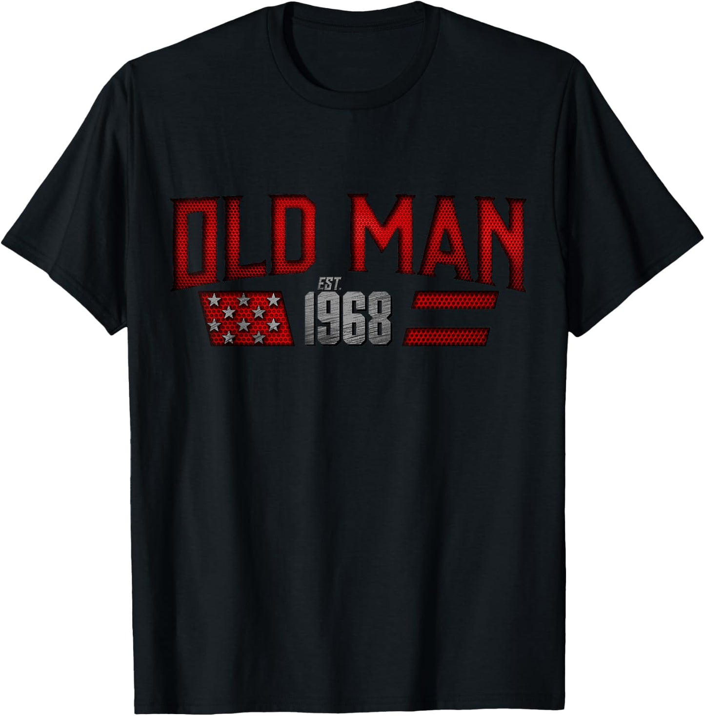 1968 Old Man Red Carbon T-Shirt - T-Shirt | Black