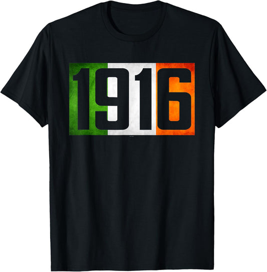 Ireland Easter Rising 1916 Irish rebellion flag T-Shirt - T-Shirt | Black