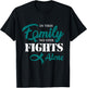 Ovarian Cancer Fight Cancer Ribbon T-Shirt - T-Shirt | Black