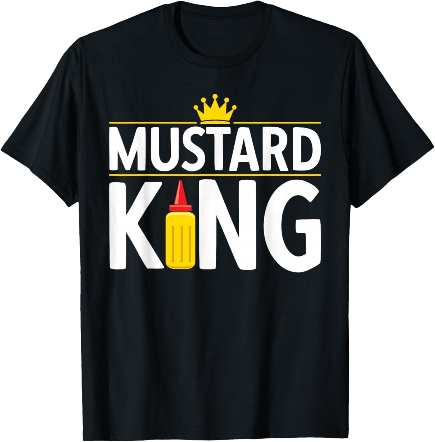 Mustard King Mustard T-Shirt - T-Shirt | Black