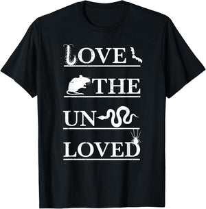 Love The Unloved Insects snake Lover Entomology Herpetology T-Shirt - T-Shirt | Black