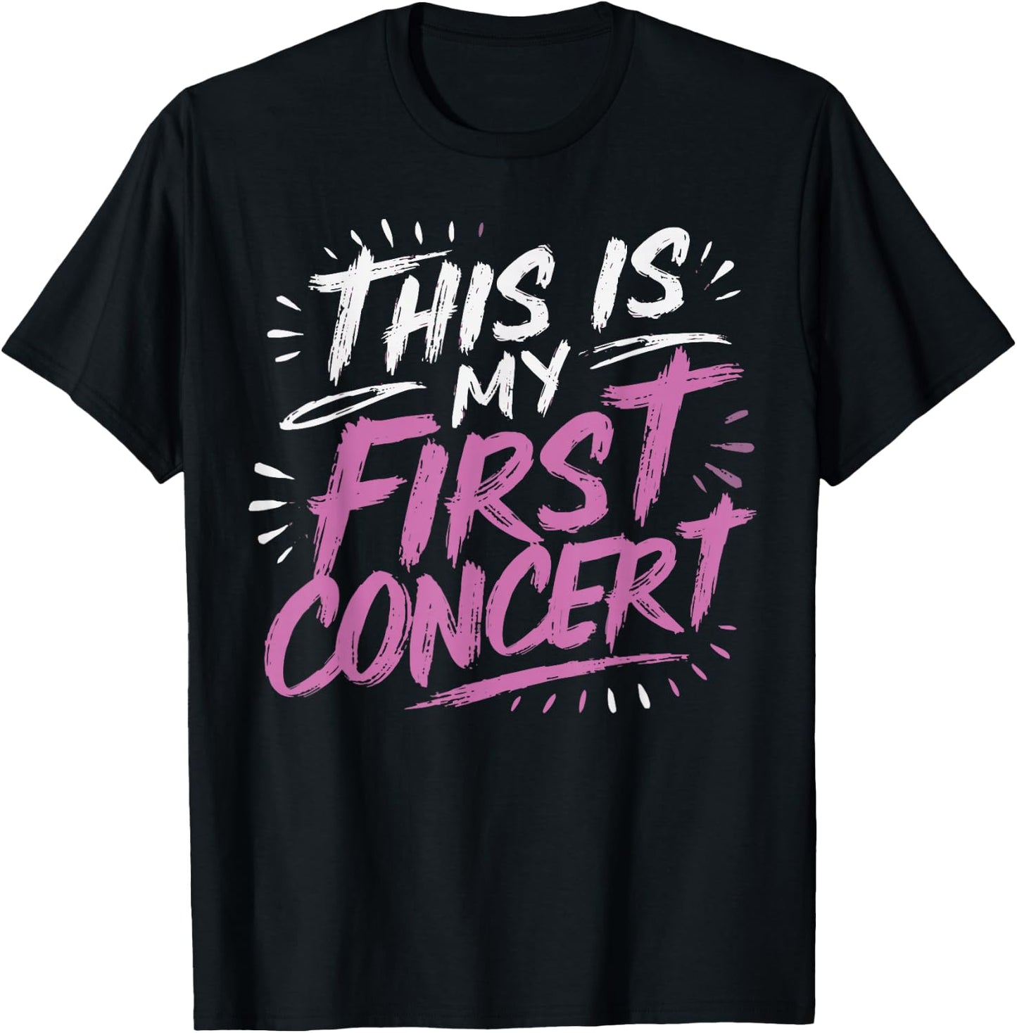 This Is My First Concert T-Shirt - T-Shirt | Black