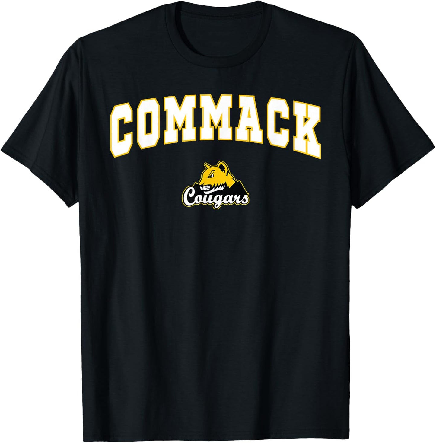 Commack High School Cougars T-Shirt - T-Shirt | Black