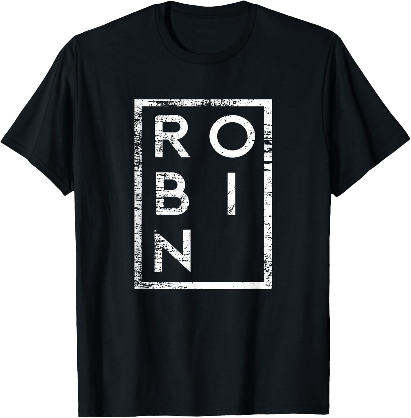 Robin Minimalismus T-Shirt - T-Shirt | Black