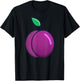 Plum Costume Fancy Dress Fruit Costume Plum , purple T-Shirt - T-Shirt | Black