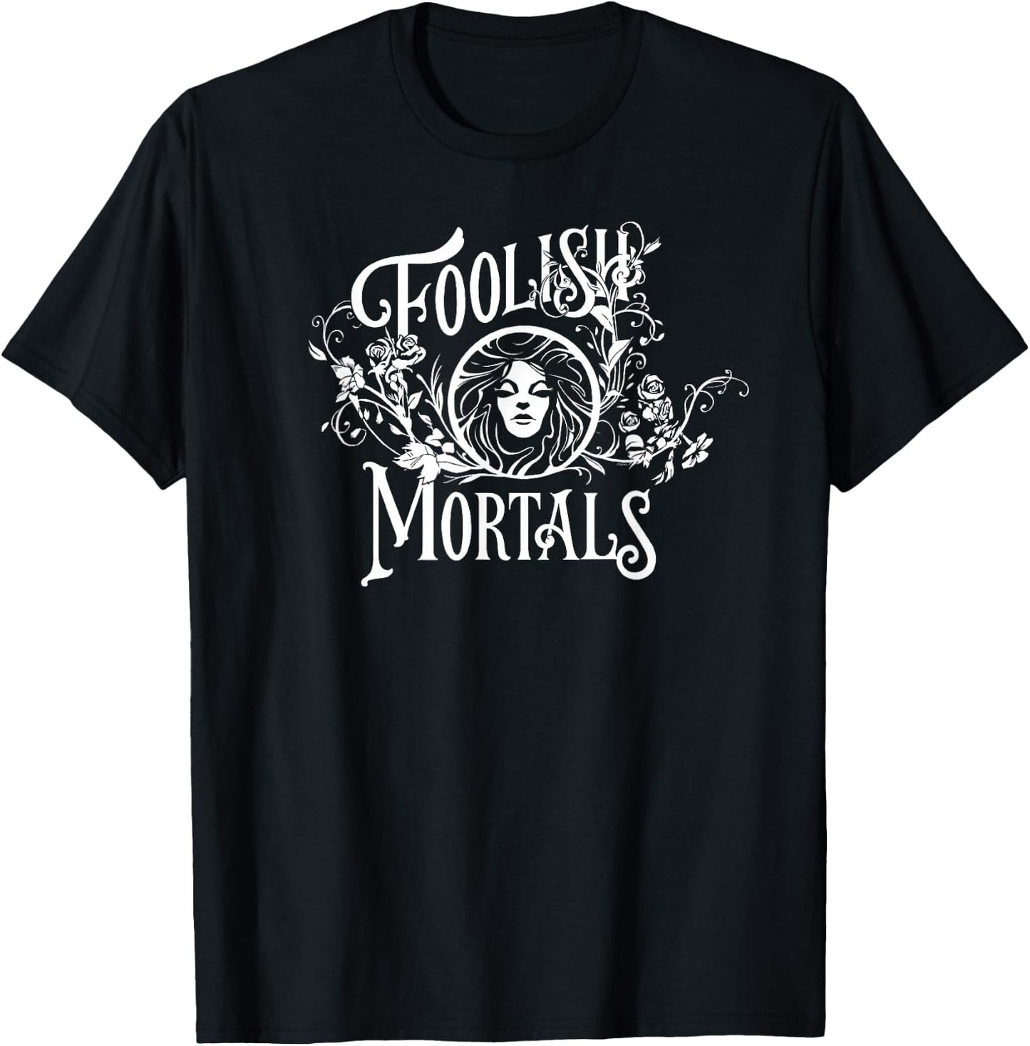 Disney Haunted Mansion Movie Madame Leota Foolish Mortals , Black, S T-Shirt - T-Shirt | Black