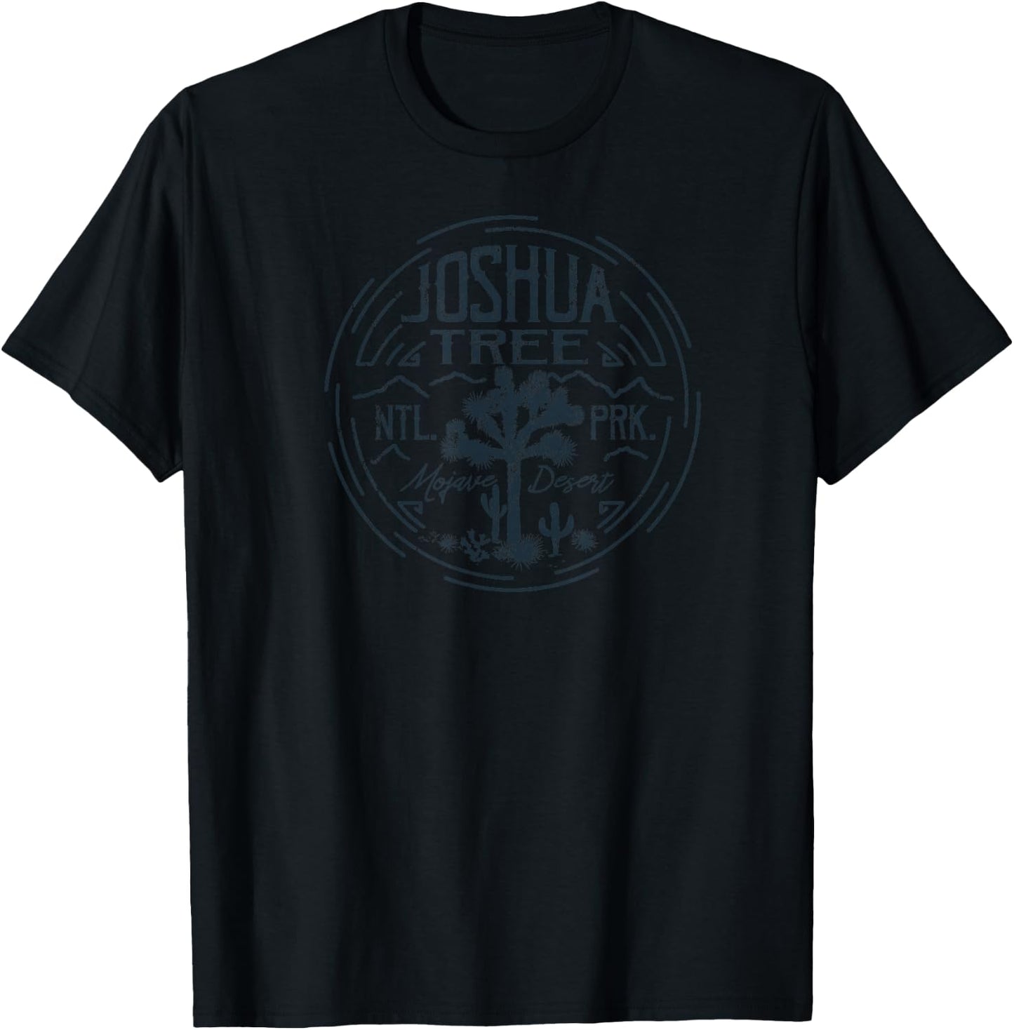Joshua Tree National Park - Vintage Classic Souvenir T-Shirt - T-Shirt | Black