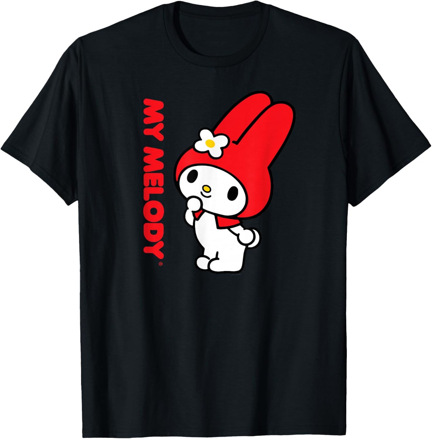 My Melody Logo T-Shirt - T-Shirt | Black
