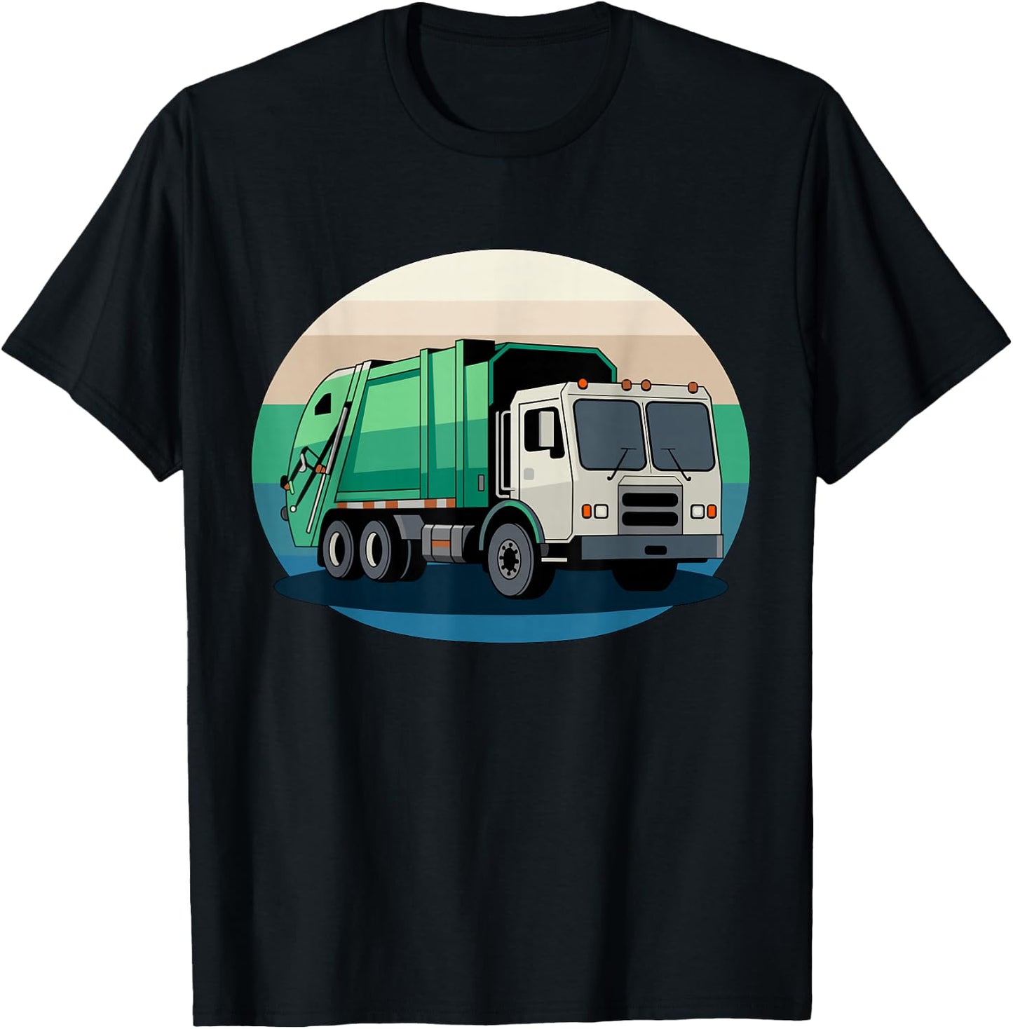 Garbage Truck T-Shirt - T-Shirt | Black