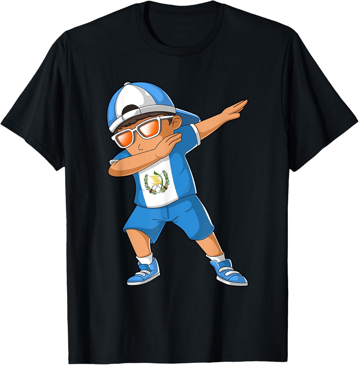 Guatemalan Boy Guatemala Kid Patriotism Roots Heritage Small T-Shirt - T-Shirt | Black