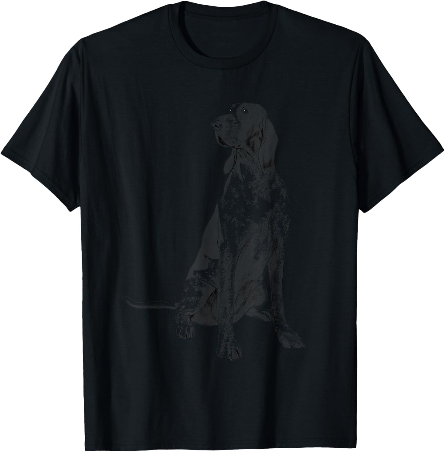 Sitting Dog Bracco Italiano Men Women Kids T-Shirt - T-Shirt | Black