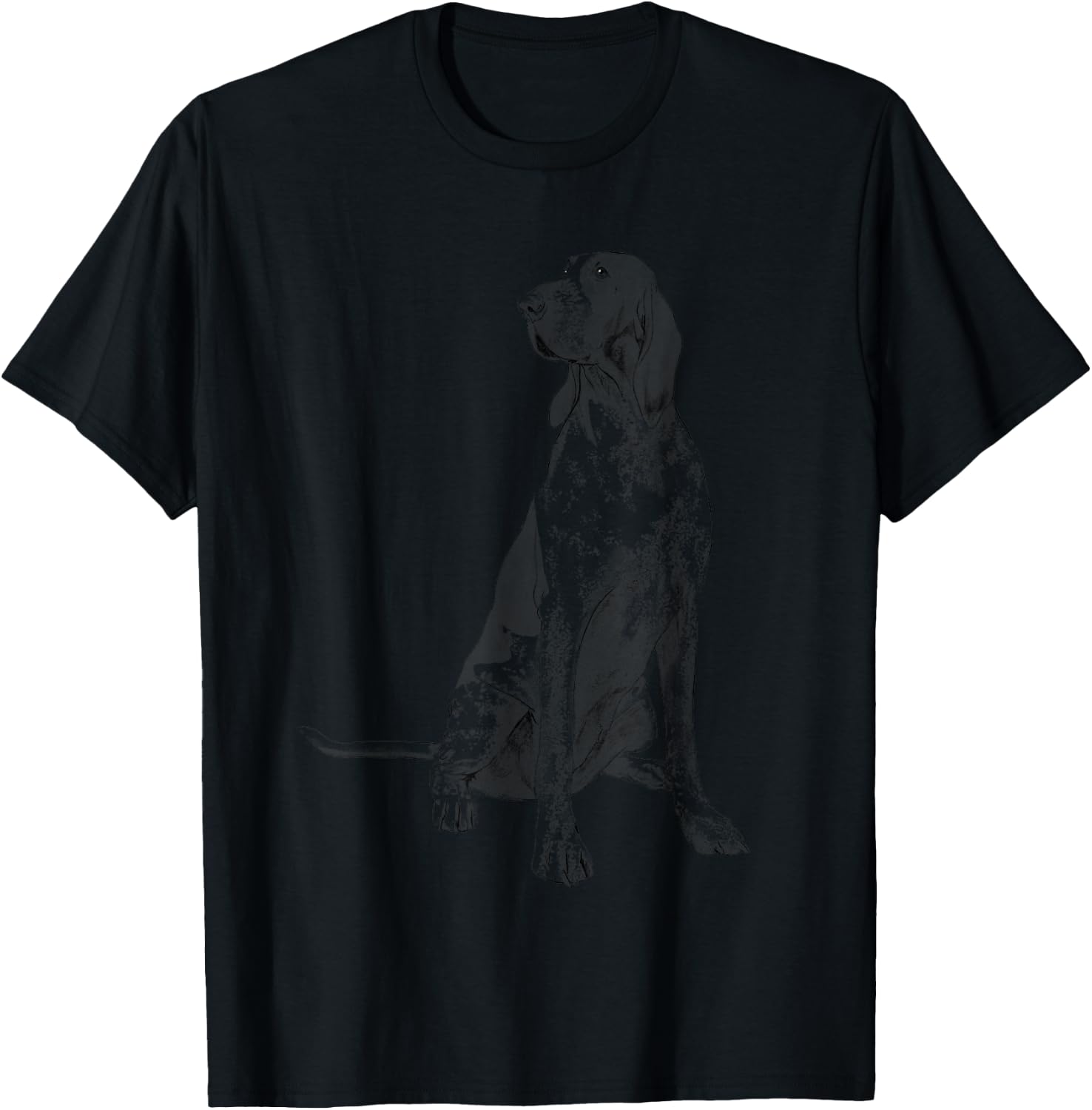 Sitting Dog Bracco Italiano Men Women Kids T-Shirt - T-Shirt | Black