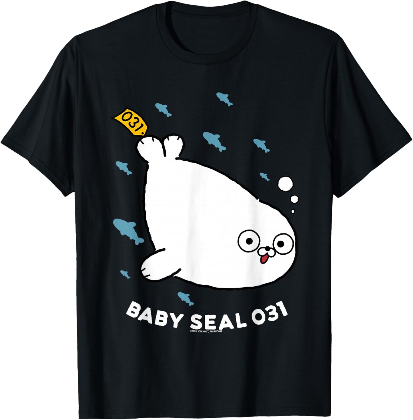 Sealook Baby Seal T-Shirt - T-Shirt | Black
