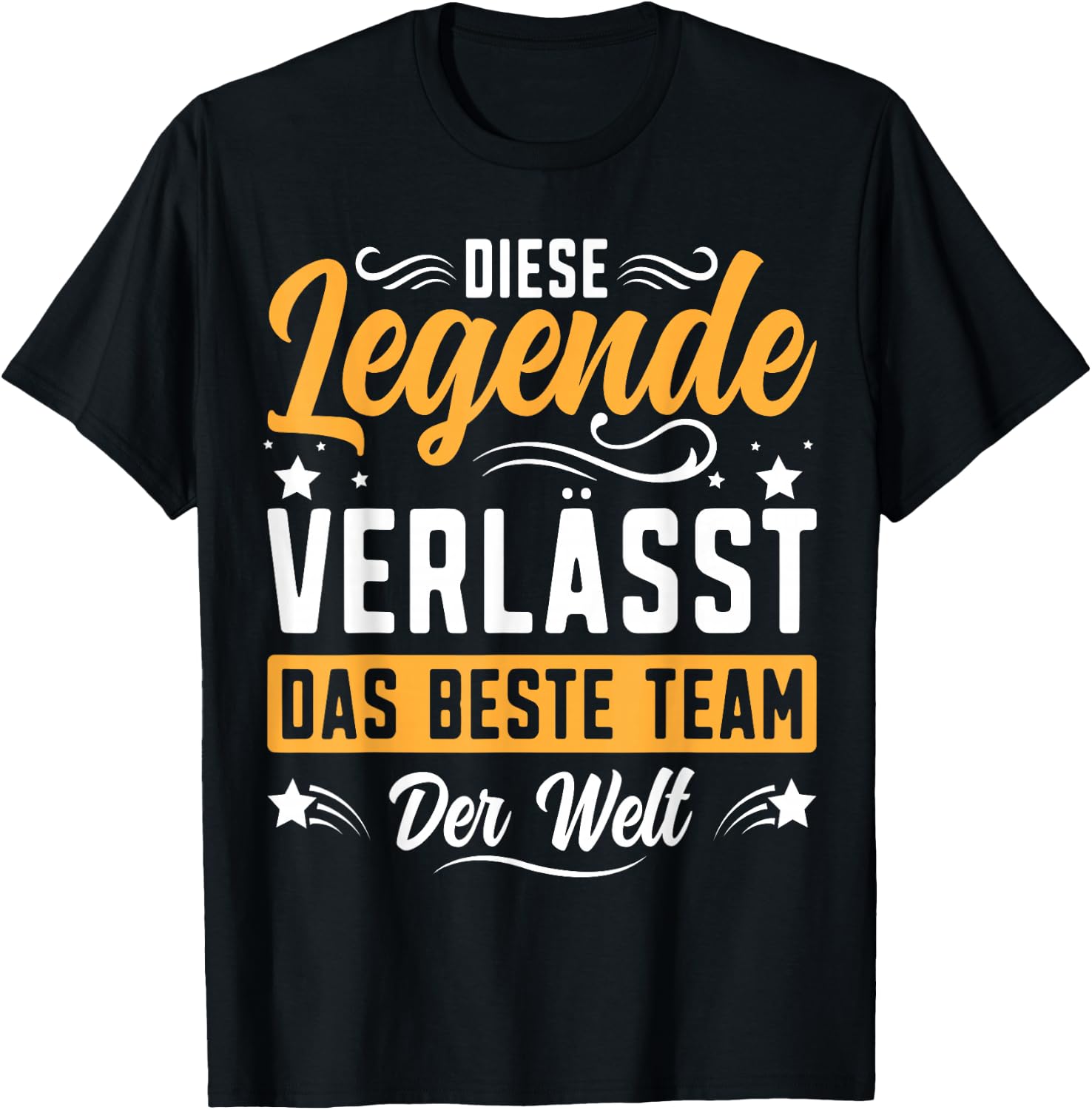 Abschiedsgeschenk Kollegen Abschied Jobwechsel Ruhestand T-Shirt - T-Shirt | Black