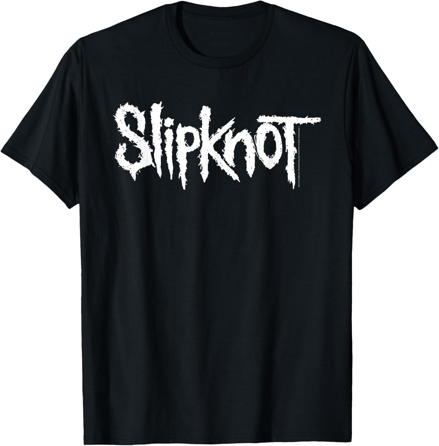 Slipknot Offizielles Logo - Herren, Kinder - Schwarz - Kurzarm - S - Klassische Passform - Einfarbig - Musik - Band-Fans, Klassisch T-Shirt - T-Shirt | Black