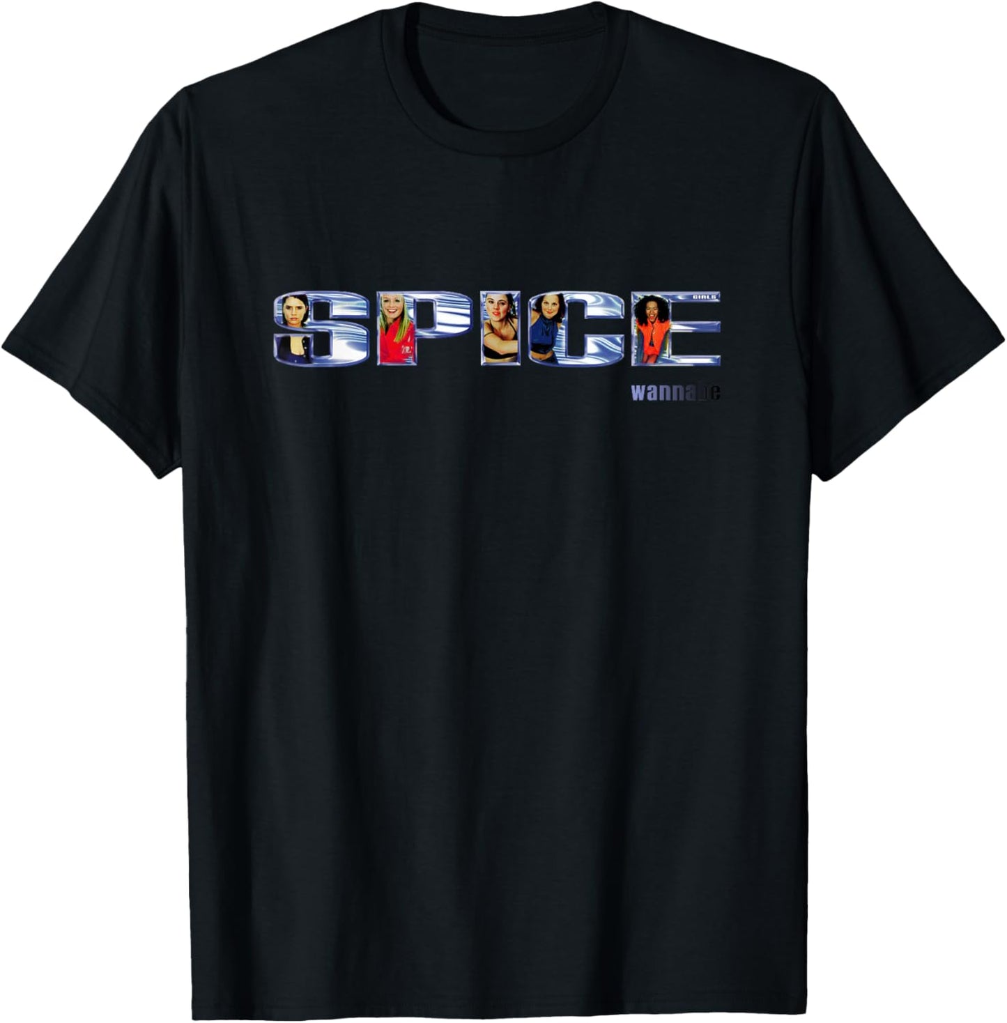 Offizielles Spice Girls Wannabe Logo T-Shirt - T-Shirt | Black
