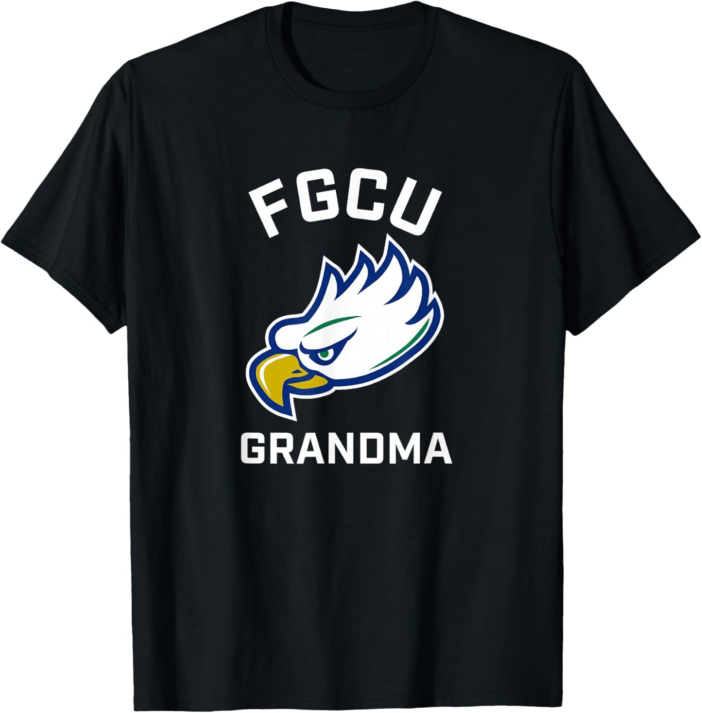 Florida Gulf Coast University FGCU Eagles Arched Grandma T-Shirt - T-Shirt | Black