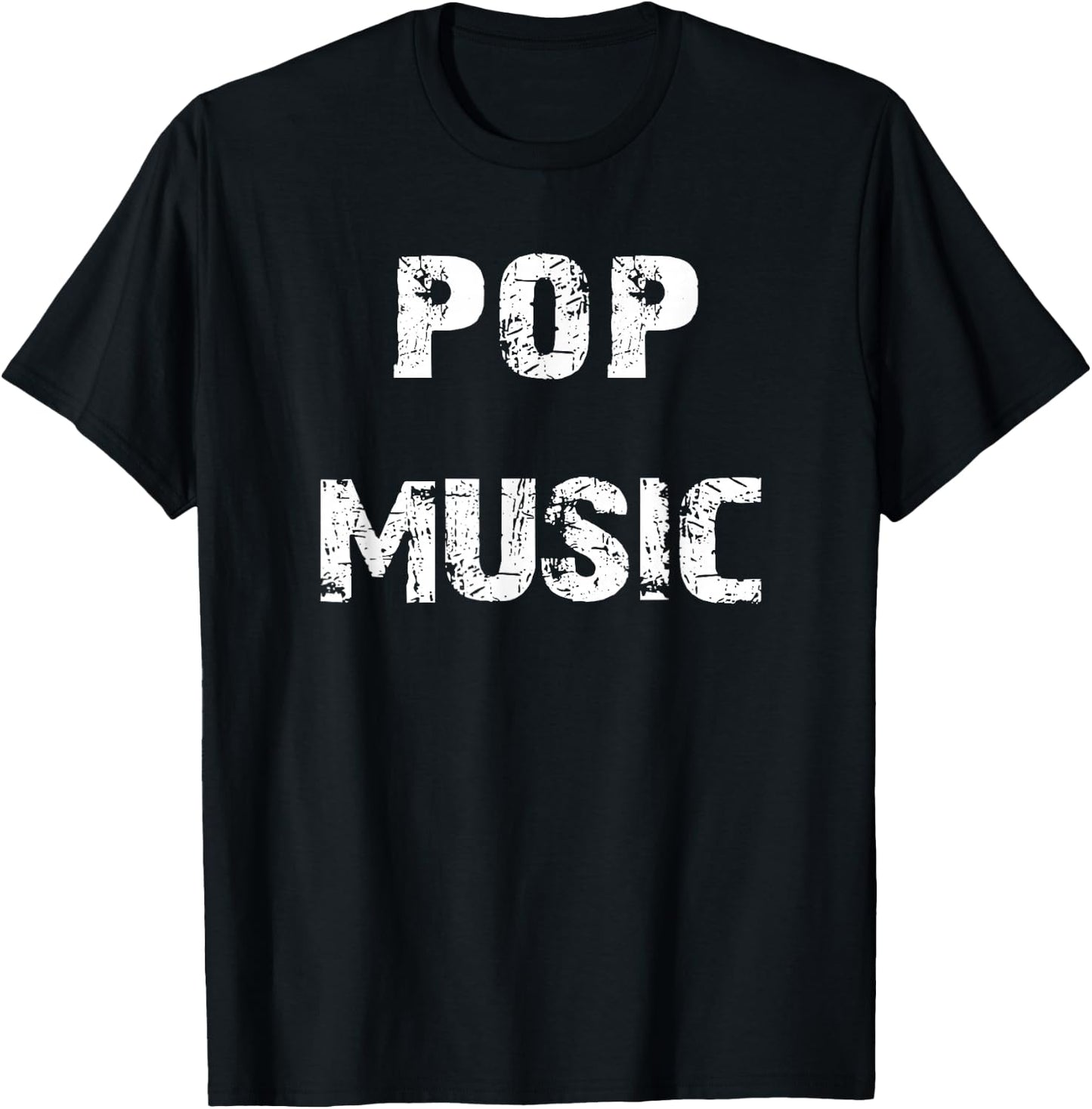 Pop Music T-Shirt - T-Shirt | Black