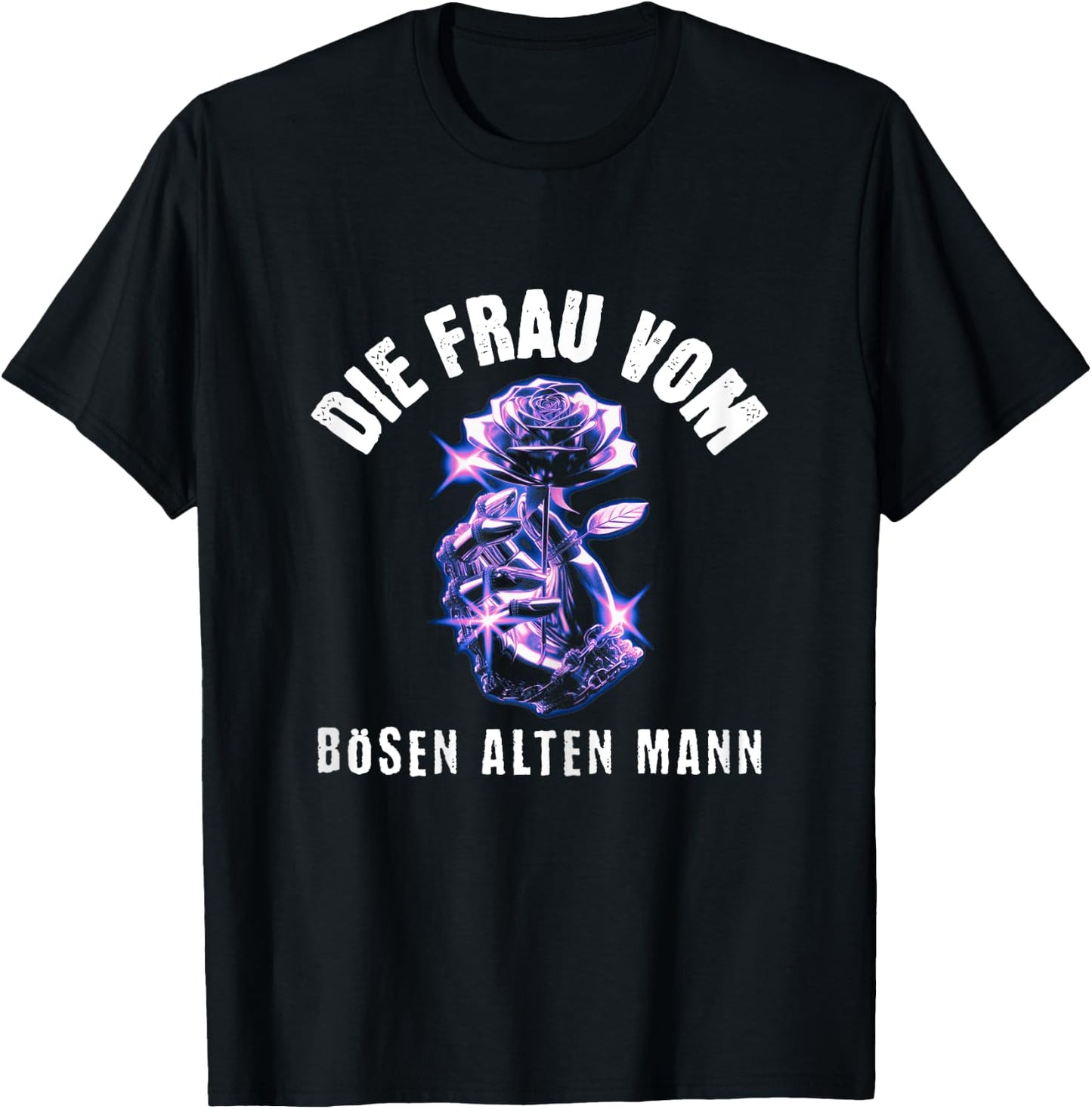 Die Frau Vom Bösen Alten Mann T-Shirt - T-Shirt | Black