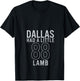 Dallas Had A Little Lamb V-Neck T-Shirt - T-Shirt | Black