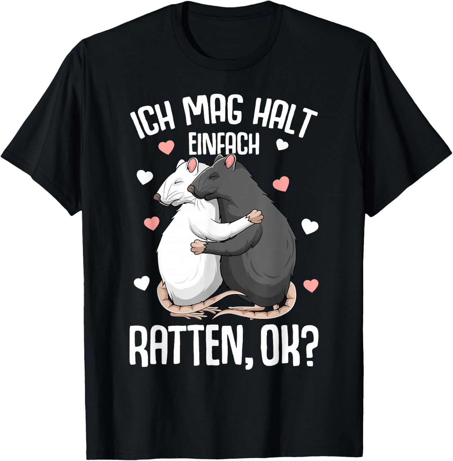 Ich mag halt rat house rat kids girls women's T-Shirt - T-Shirt | Black