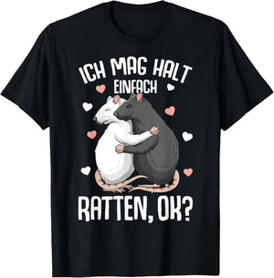 Ich mag halt rat house rat kids girls women's T-Shirt - T-Shirt | Black