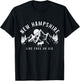 New Hampshire Vintage Pride Mountains Moose T-Shirt - T-Shirt | Black