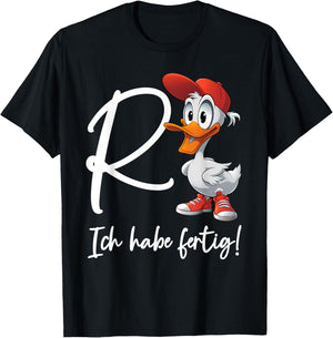 Groovige Rente Ente Rentner R Ente Lustig Ruhestand Pension T-Shirt - T-Shirt | Black