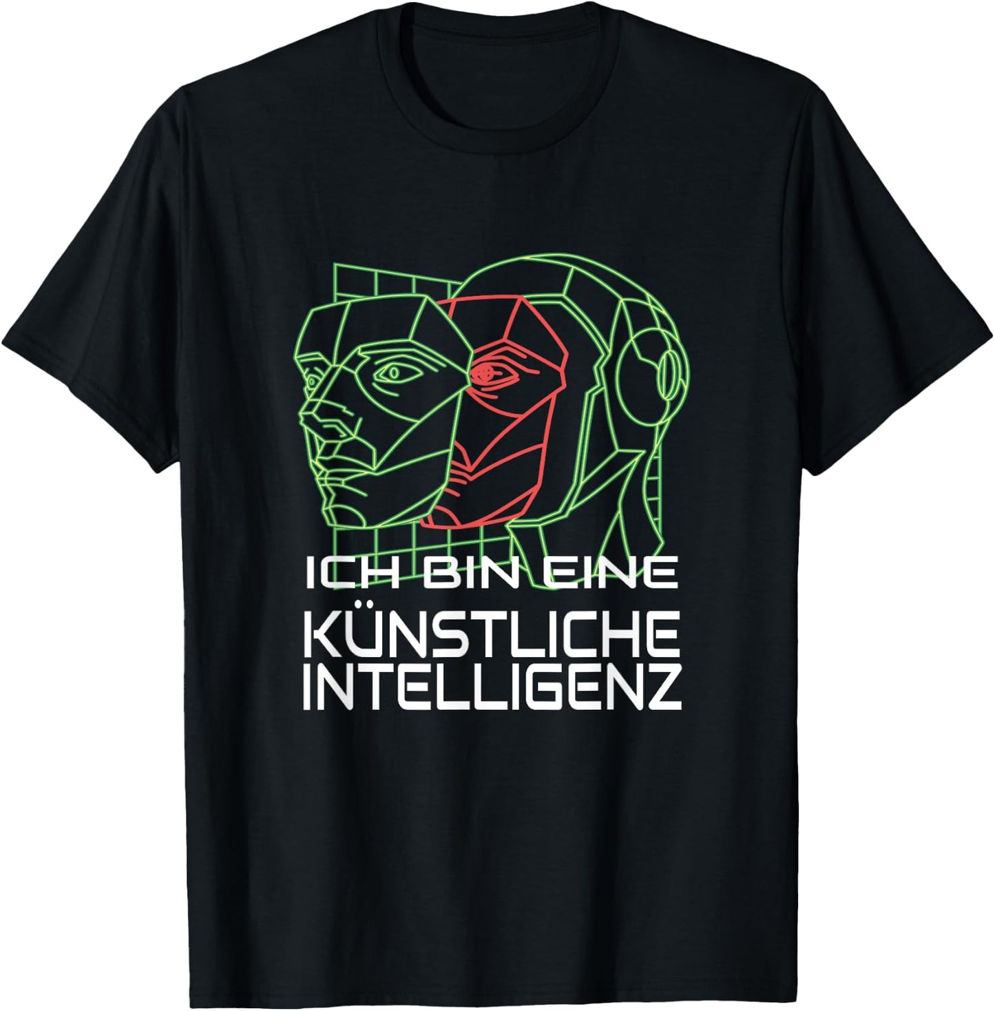 Robot Costume Artificial Intelligence AI Technology Carnival , black T-Shirt - T-Shirt | Black