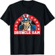 Druncle Sam Funny Uncle Sam USA American 4th of July Hat Women Men T-Shirt - T-Shirt | Black