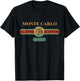 Fashion Monte Carlo Monaco Holiday Souvenir , black T-Shirt - T-Shirt | Black