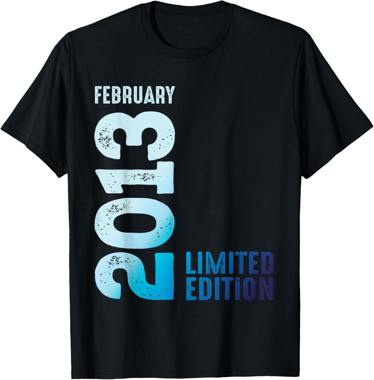 Limited Edition 2013 February 2013 , Black, S T-Shirt - T-Shirt | Black