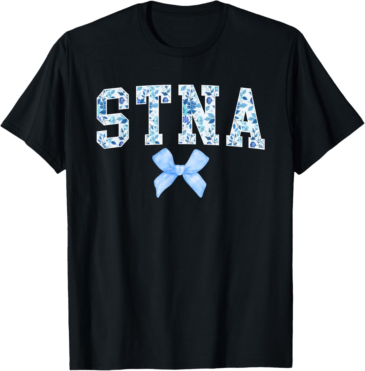 STNA Coquette State Tested Nursing Assistant STNA Nurse T-Shirt - T-Shirt | Black