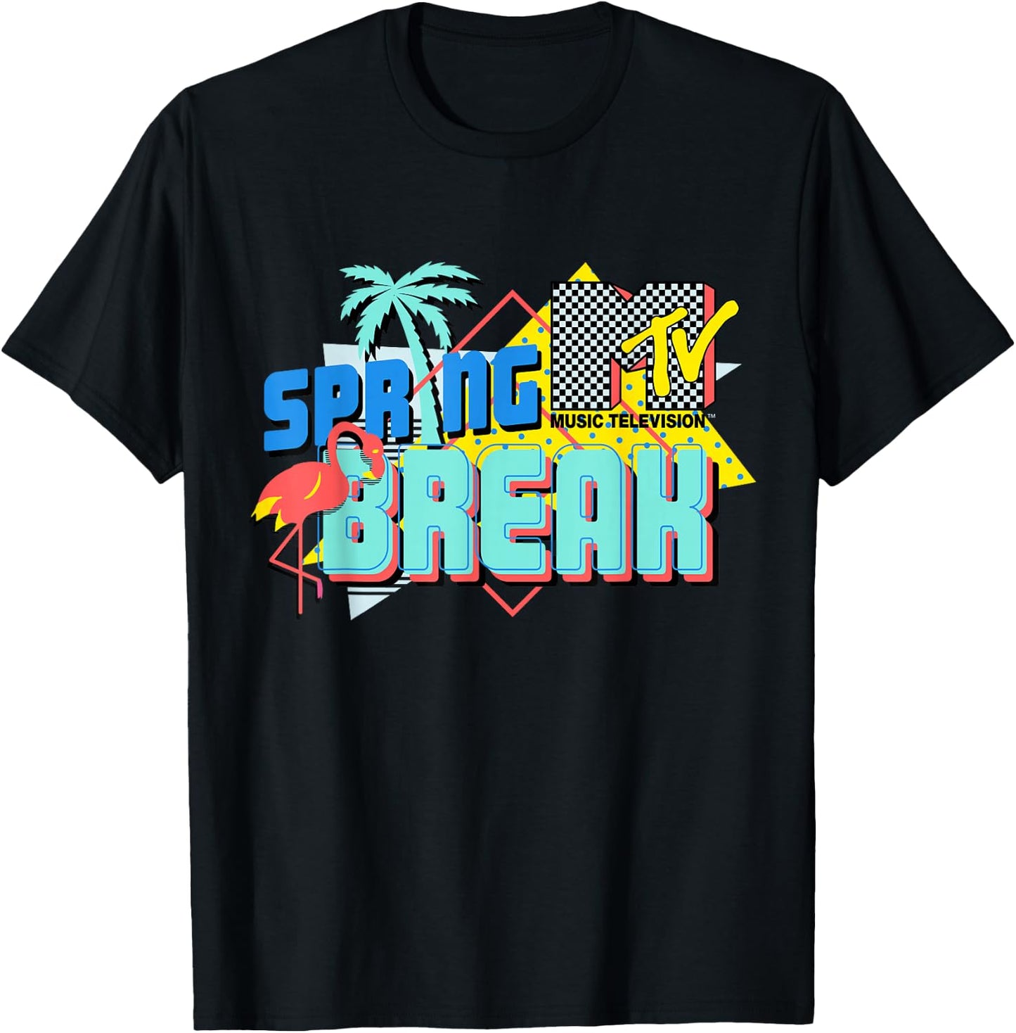 MTV - Spring Break TV T-Shirt - T-Shirt | Black