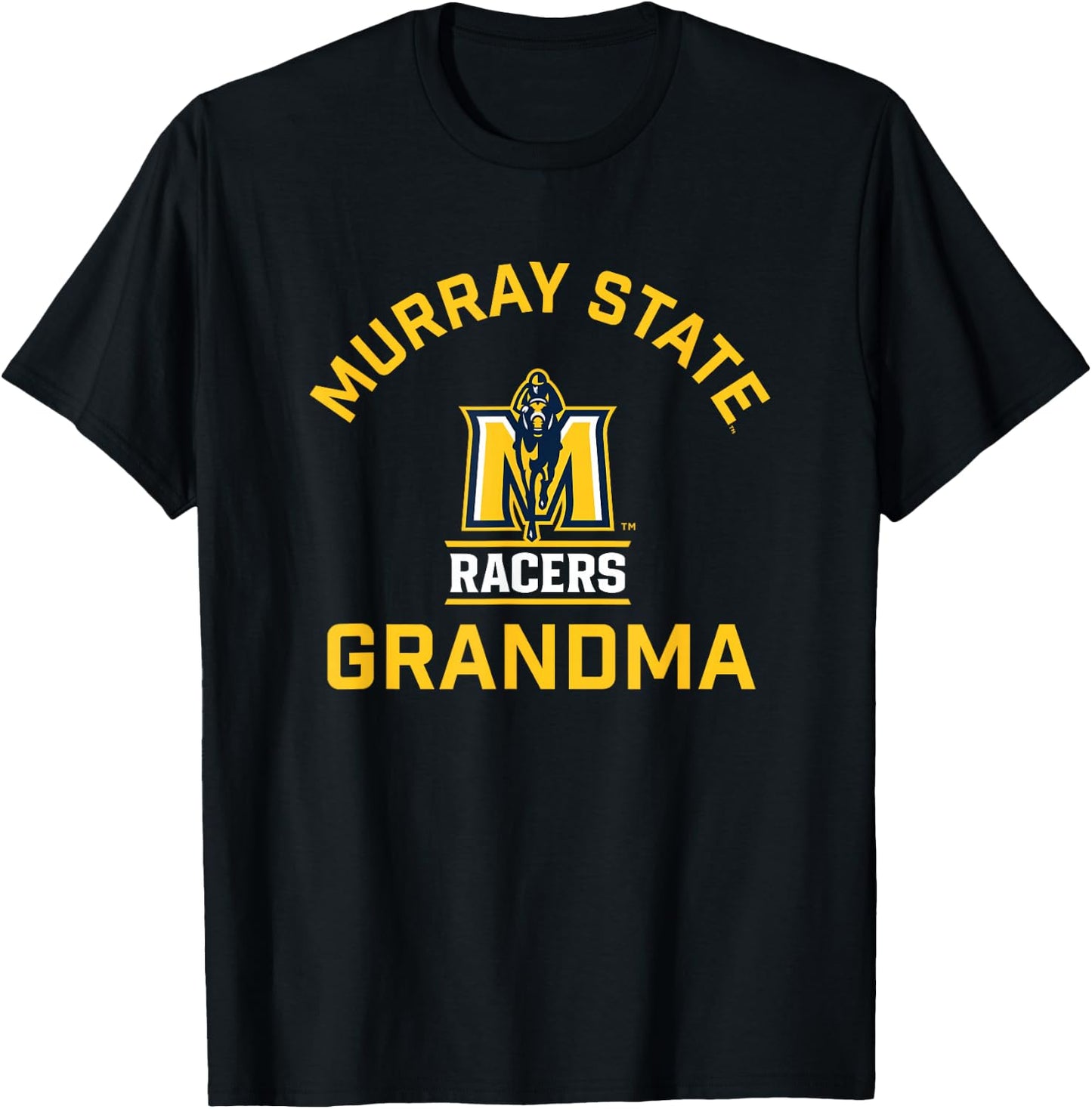 Murray State University Racers Arched Grandma T-Shirt - T-Shirt | Black