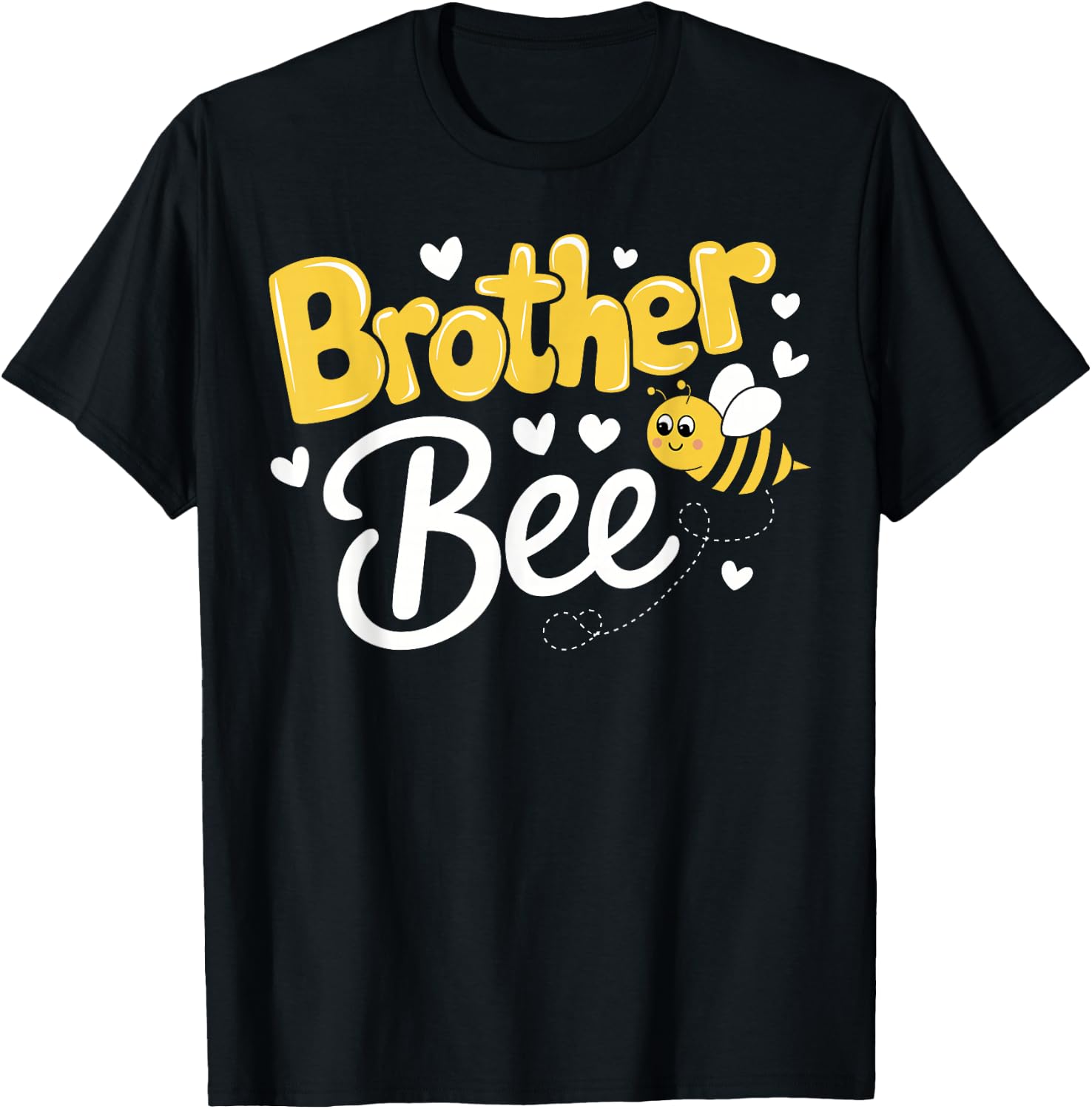 Brother Bee Family Matching Beekeeper Sweet Bee and Brother T-Shirt - T-Shirt | Black