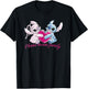 Lilo & Stitch Ohana Heart With Angel , black T-Shirt - T-Shirt | Black