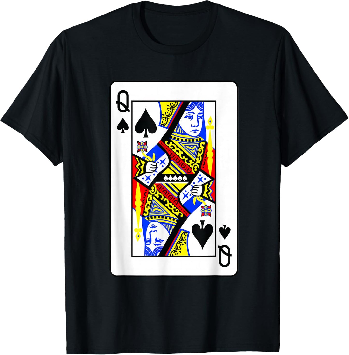 Pik-Women's Poker Card Games Playing Cards Black Jack , black T-Shirt - T-Shirt | Black