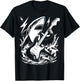 Rockin’ Shark Playing Electric Guitar T-Shirt - T-Shirt | Black